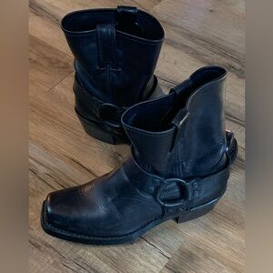 Frye Harness Boots Black Size 7